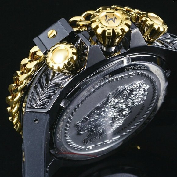 SALE! 56mm Swiss Made Gold Bolt Watch! 2k retail - Picture 5 of 5